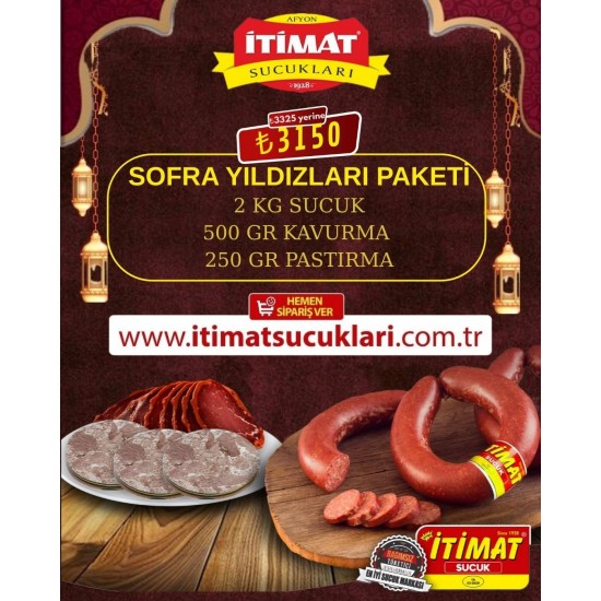 SOFRA YILDIZLARI PAKETİ