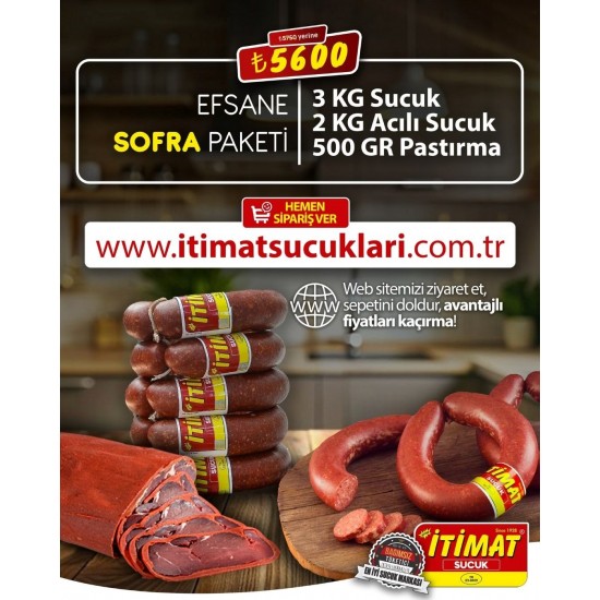 EFSANE SOFRA PAKETİ